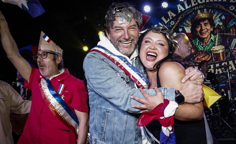 ¡Viva los Reyes Guachacas!: Daniel Fuenzalida y Pame Leiva quedaron en shock tras ser elegidos por votación de la gente