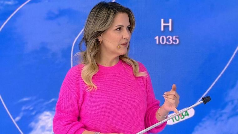 Michelle Adam informa el tiempo para este fin de semana: adelanta presencia de viento puelche