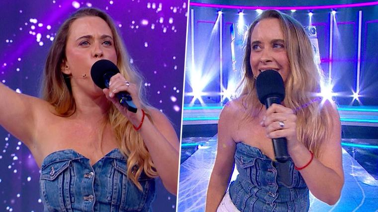 Consuelo Schuster imprimió su encantadora voz a "Amante Bandido" de Miguel Bosé en Dale Play