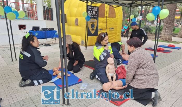 📰 GENERAL 02-sept · 20:40 SAMU Aconcagua celebra la semana de sus funcionarios con feria educativa