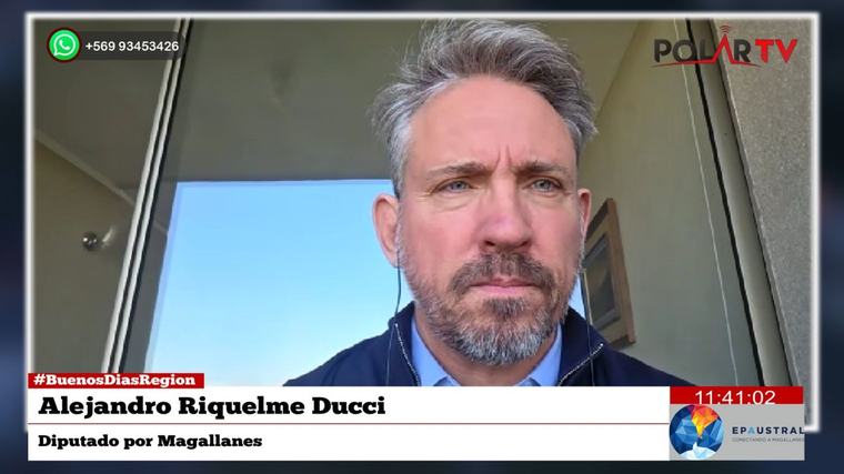 📰 GENERAL 04-sept · 20:45 DIPUTADO RIQUELME VALORA RECONOCIMIENTO ARGENTINO A LA SOBERANÍA CHILENA SOBRE EL ESTRECHO Y PIDE AVANZAR EN CONECTIVIDAD AUSTRAL