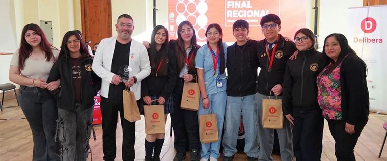 Jóvenes de Salamanca ganaron la final del Torneo Delibera 2026 y representarán a la región en el Congreso Nacional