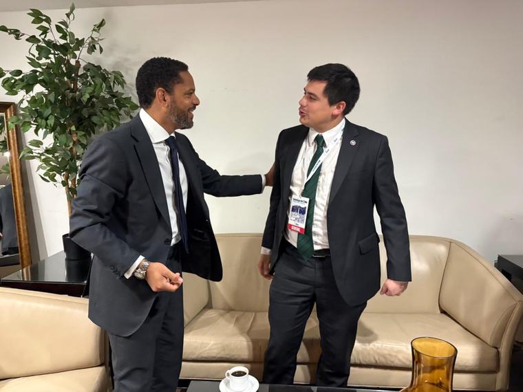El encuentro de los secretarios generales del Partido Republicano y Vox en la antesala del Foro Madrid
