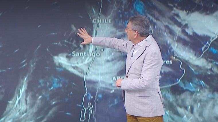 Jaime Leyton presenta pronóstico de lluvia para la próxima semana: "Restos de un sistema se desplazan hacia el norte"