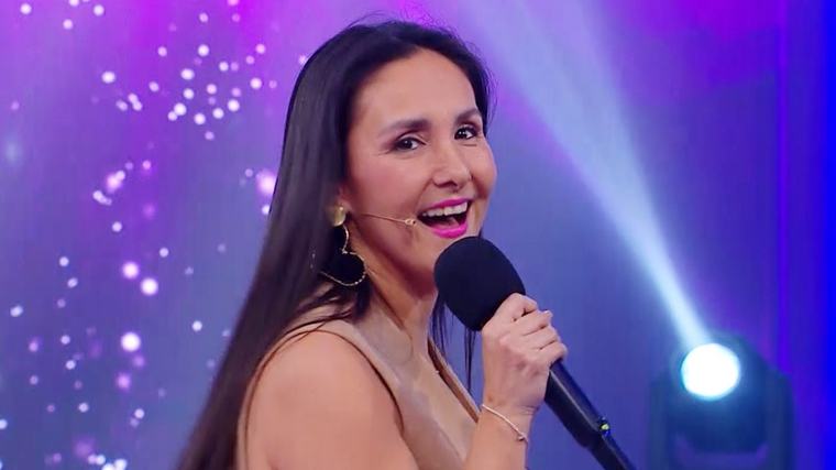 María Isabel Sobarzo tuvo dificultades para cantar "Ni una sola palabra" de Paulina Rubio en Dale Play