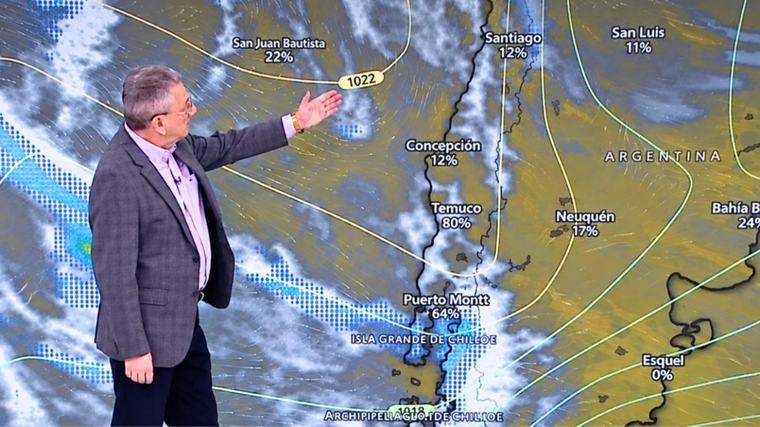 "Prepárese porque va a haber algunos cambios": Jaime Leyton anticipa precipitaciones en Santiago para esta semana