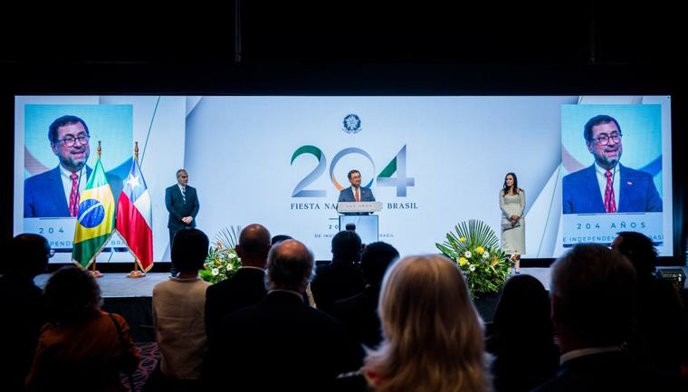 Canciller participa en la celebración del Día Nacional de Brasil y destaca el Corredor Bioceánico Vial como un proyecto de integración que acercará ambos países Lunes 7 de septiembre de 2026