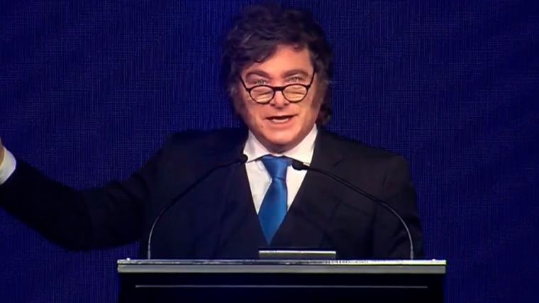 El encendido discurso de Milei en Chile: "Estamos en una batalla global entre el bien y el mal"